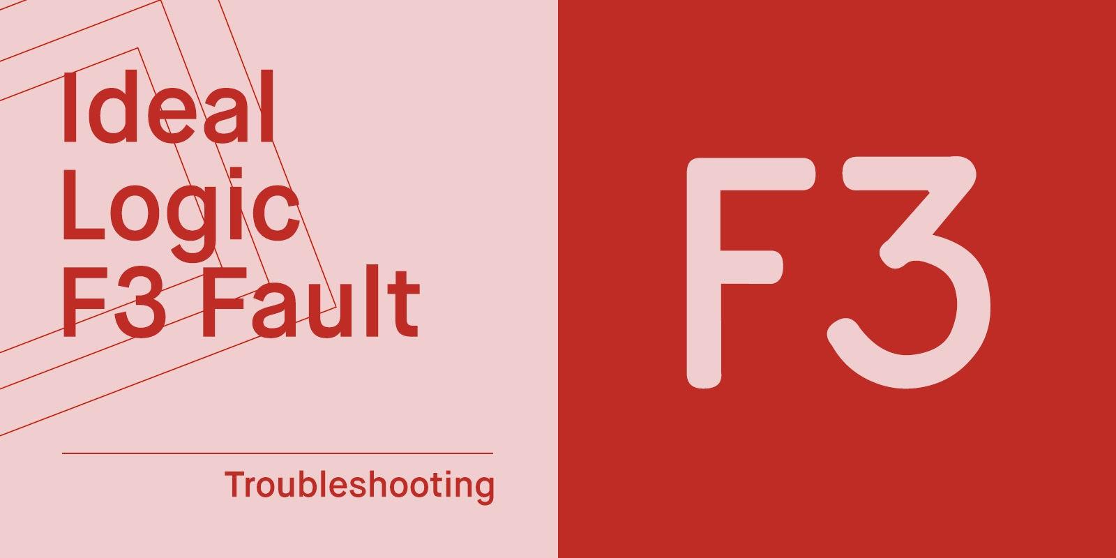 Ideal Logic F3 Fault Code: What it is & How to fix it