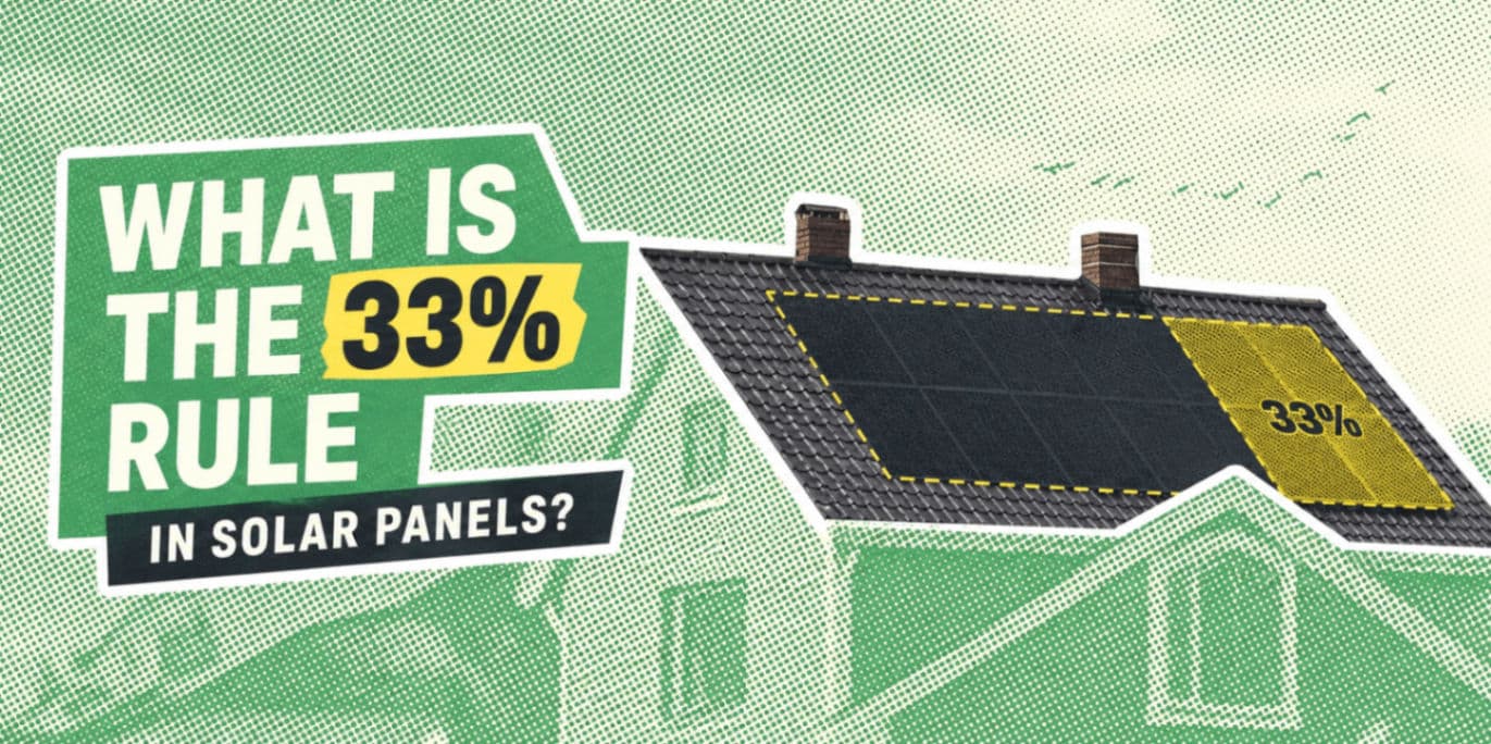 What is the 33% rule in solar panels?
