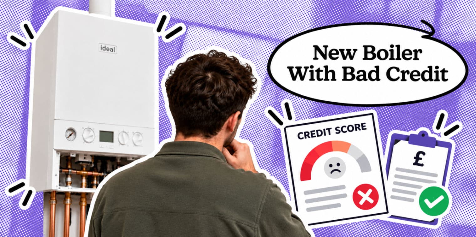 New Boiler With Bad Credit and Pay Monthly Finance Plans