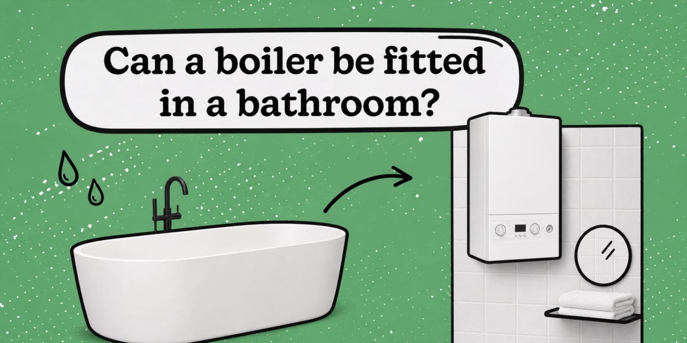 Can a boiler be fitted in a bathroom?