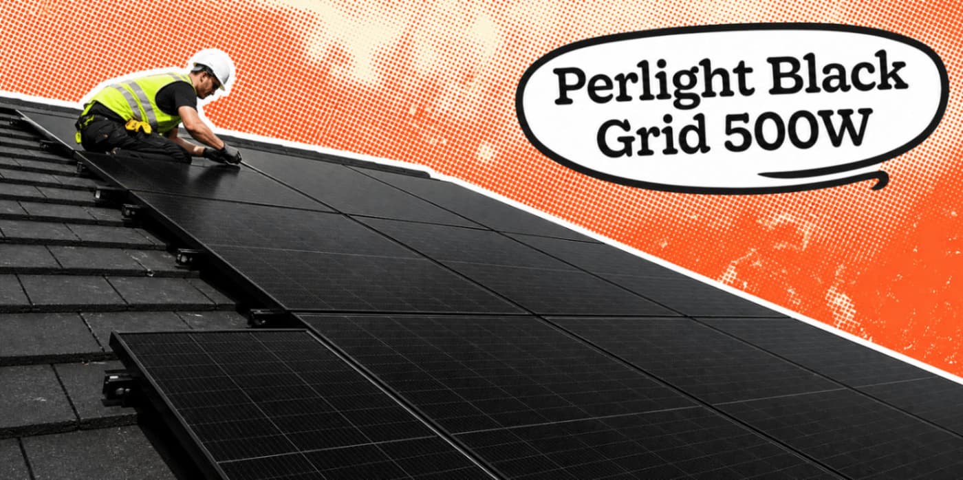 Perlight Black Grid 500W Solar Panel Review