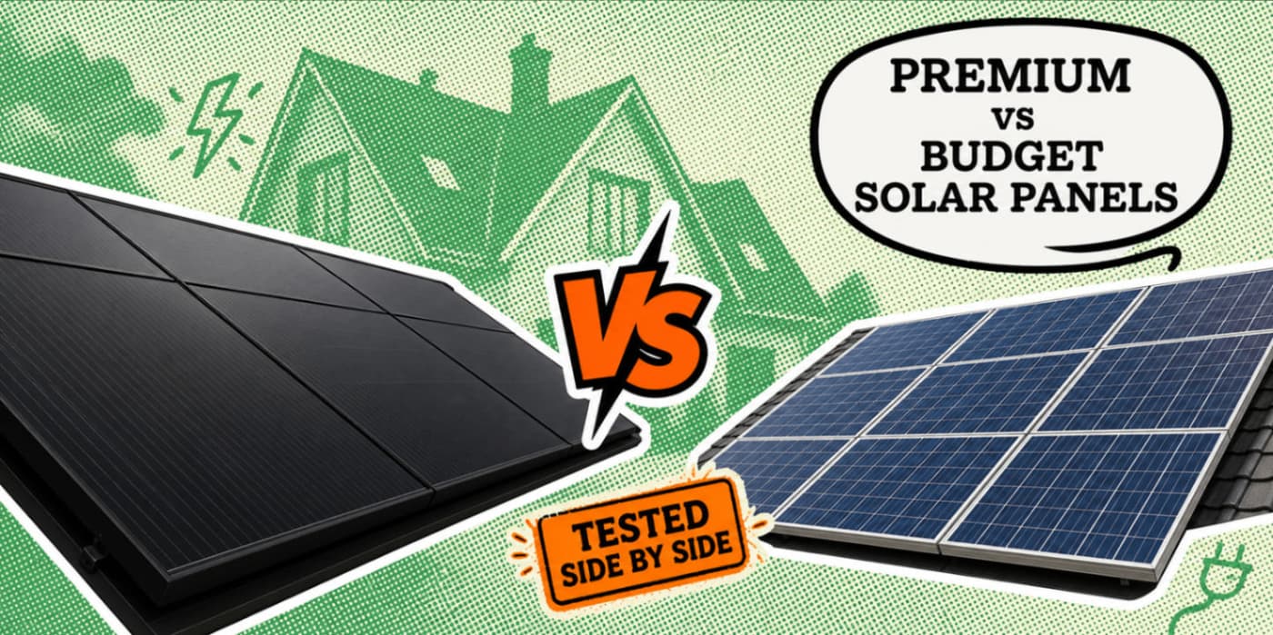 Premium vs Budget Solar Panels: We Tested Them Side by Side