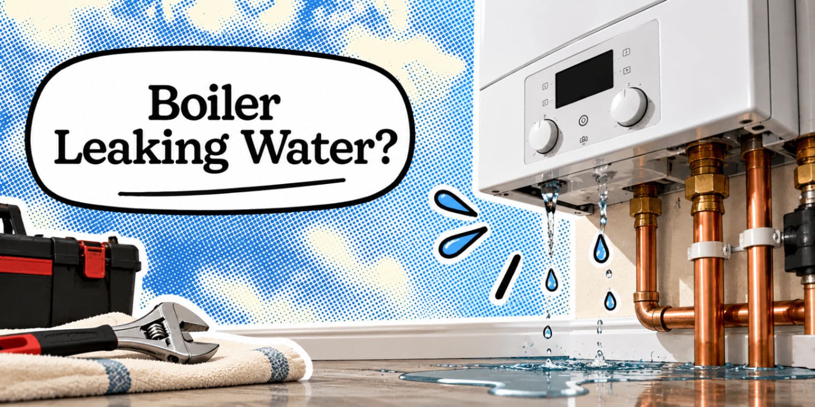 Boiler Leaking Water? Causes, Fixes & When to Call an Engineer